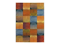 Tapete interior - geométrico - multicolorido - 160 x 230 cm - SYBIL