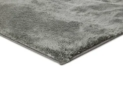 Tapete interior - shaggy liso - antracite - 80 x 150 cm - ROMA