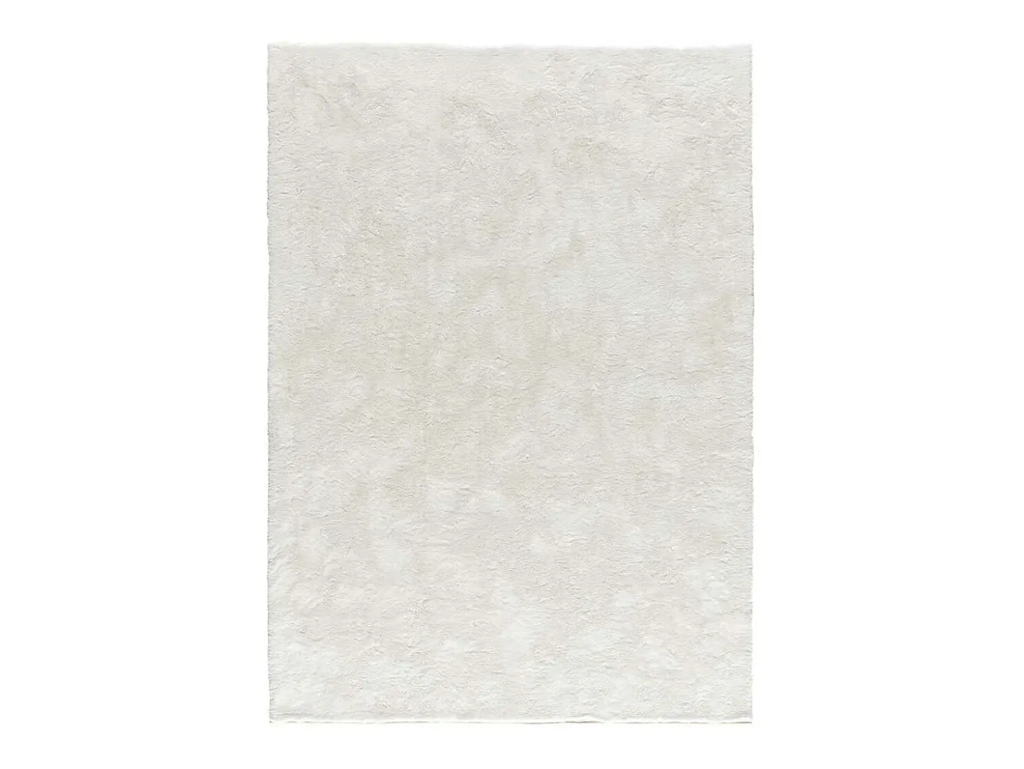 Tapete interior - shaggy liso - branco - 60 x 110 cm - ROMA