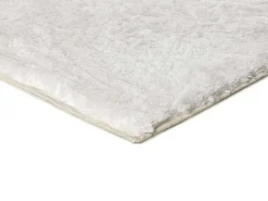 Tapete interior - shaggy liso - branco - 60 x 110 cm - ROMA
