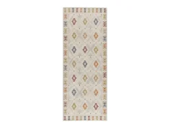 Tapete interior - étnico - multicolorido - 80 x 200 cm - TAMARIS