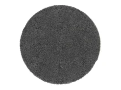 Tapete interior redondo - liso - antracita - diam.130 cm - NORGE