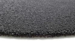 Tapete interior redondo - liso - antracita - diam.130 cm - NORGE