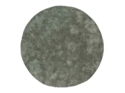 Tapete interior redondo - shaggy liso - antracita - diam.120 cm - ROMA