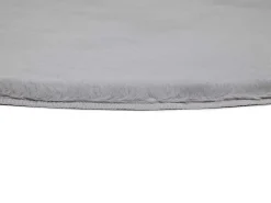 Tapete interior redondo - shaggy liso - plata - diam.120 cm - FOX