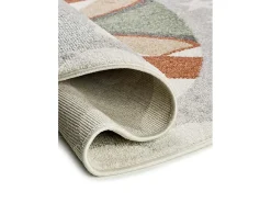 Tapete interior redondo - infantil circo - gris - diam.120 cm - BEATS