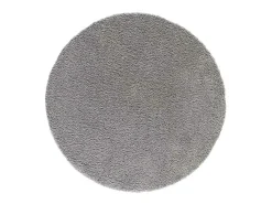 Tapete interior redondo - liso - plata - diam.130 cm - NORGE