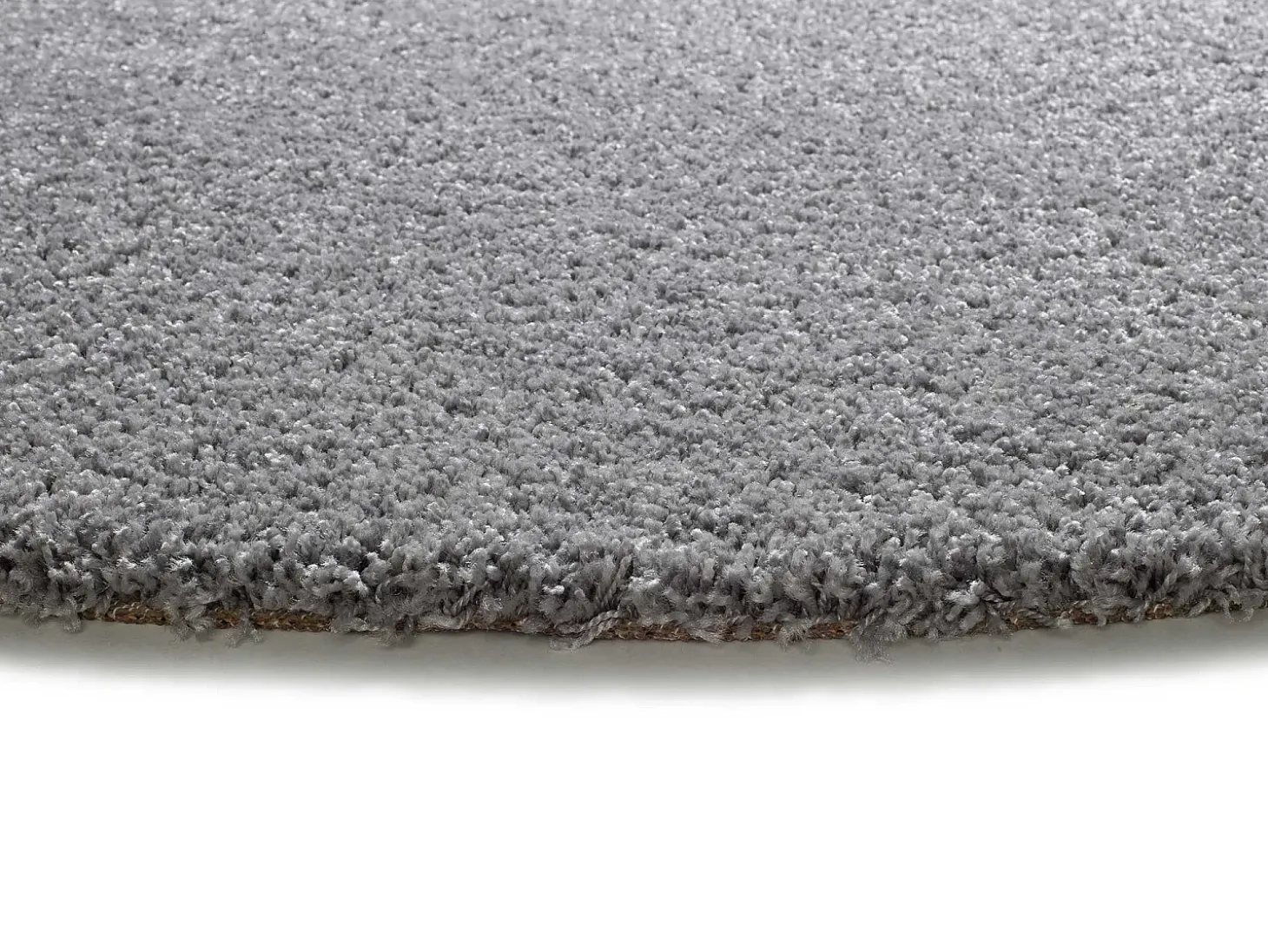 Tapete interior redondo - liso - plata - diam.130 cm - NORGE