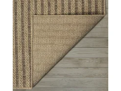 Tapete Kansas Exterior Interior Estilo Juta design Resistente Intempéries - Natureza - 60 x 90 cm