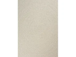 Tapete Kansas Exterior Interior Estilo Juta Resistente Intempéries - Creme - 160 x 230 cm