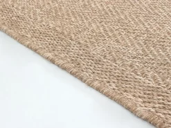 Tapete Kansas Exterior Interior Estilo Juta básico Resistente Intempéries - Natureza - 60 x 90 cm