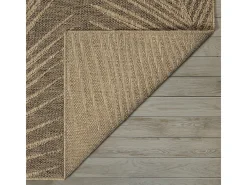 Tapete Kansas Exterior Interior Estilo Juta palmeira Resistente Intempéries - Natureza - 80 x 150 cm