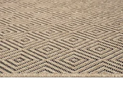 Tapete Kansas Exterior Interior Estilo Juta Resistente Dieamantes Intempéries - Natureza - 80 x 250 cm