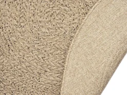 Tapete Kansas Exterior Interior Estilo Juta Resistente Intempéries - Natureza - 160 cm, Redondo