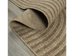 Tapete Kansas Exterior Interior Estilo Juta design Resistente Intempéries - Natureza - 160 x 230 cm