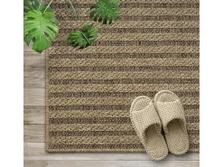Tapete Kansas Exterior Interior Estilo Juta design Resistente Intempéries - Natureza - 160 x 230 cm