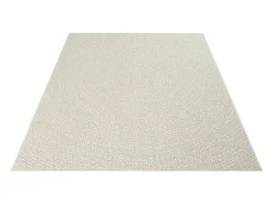 Tapete Kansas Exterior Interior Estilo Juta Resistente Intempéries - Creme - 60 x 180 cm