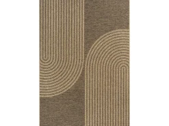 Tapete Kansas Exterior Interior Estilo Juta design Resistente Intempéries - Natureza - 140 x 200 cm