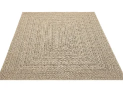 Tapete Kansas Exterior Interior Estilo Juta Resistente Intempéries lisa - Natureza - 160 x 230 cm