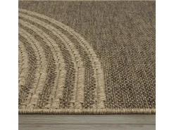 Tapete Kansas Exterior Interior Estilo Juta design Resistente Intempéries - Natureza - 240 x 340 cm