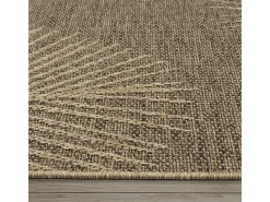 Tapete Kansas Exterior Interior Estilo Juta palmeira Resistente Intempéries - Natureza - 160 x 230 cm
