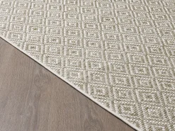Tapete Maldive exterior boho diamante, marrom, 120 x 170 cm
