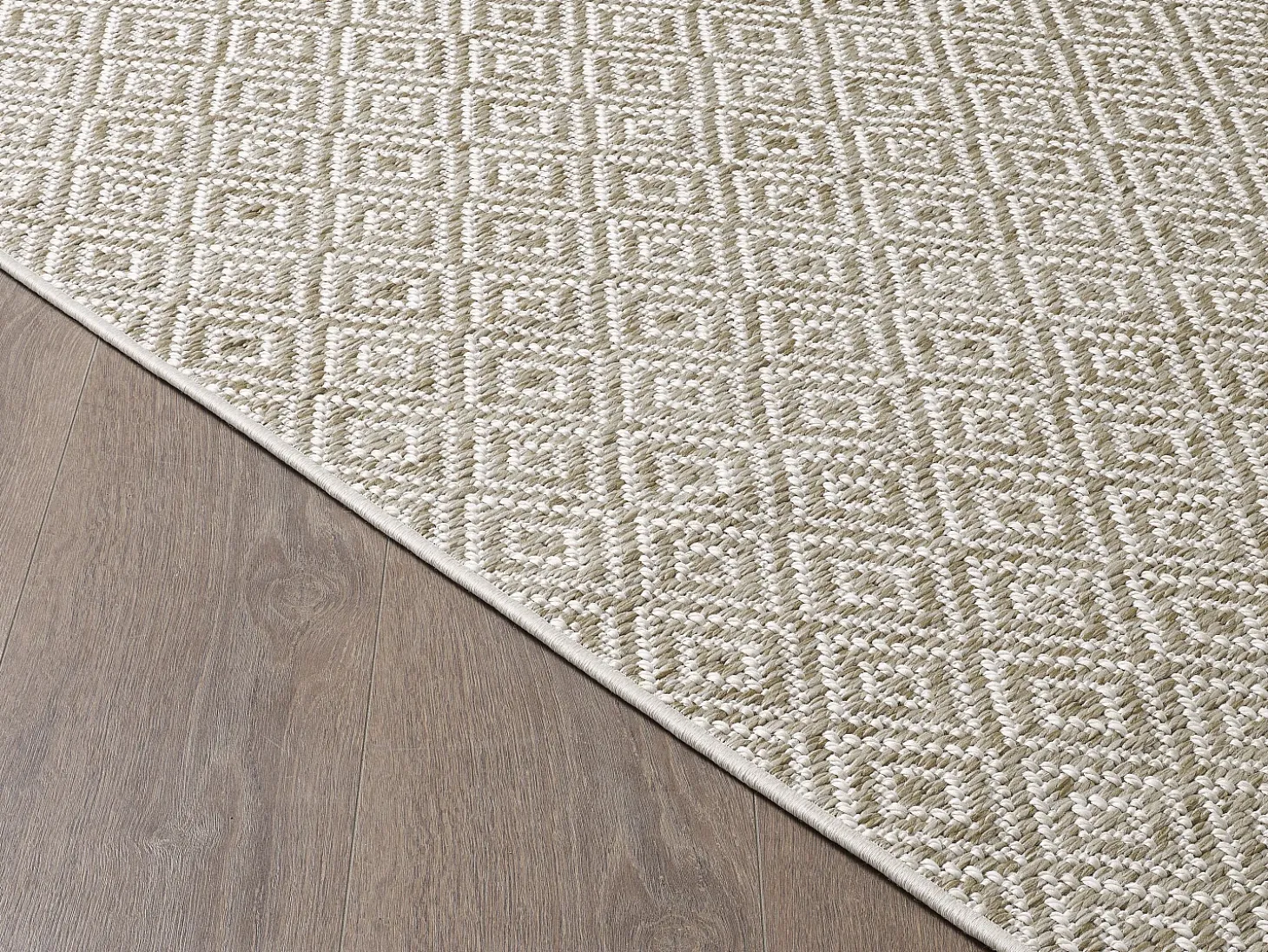 Tapete Maldive exterior boho diamante, marrom, 120 x 170 cm