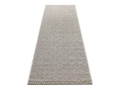 Tapete Maldive exterior boho diamante, marrom, 80 x 250 cm