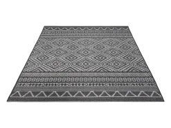 Tapete moderno para uso interno externo - Antracite - 80 x 150 cm - CALGARY