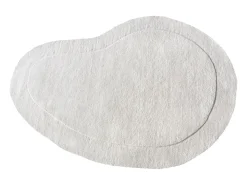 Tapete orgânico 100% lã feito à mão 200 x 300 cm, 2200 g/m2, cor creme - WILLOW