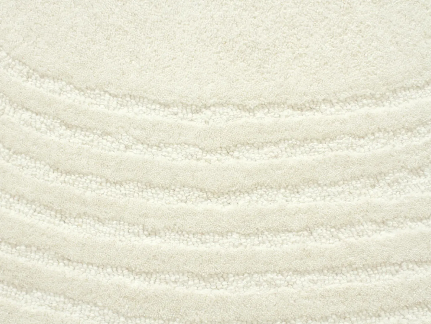 Tapete orgânico 100% lã tufado à mão, 160 x 230 cm, Marfim, 2100g/m², VELIMA