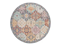 Tapete Palma Exterior Ornamento, Multi, 120 cm, Redondo