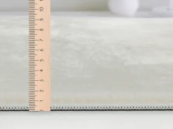 Tapete pele sintética macio lavável - Creme - 120 cm Redondo - COSY