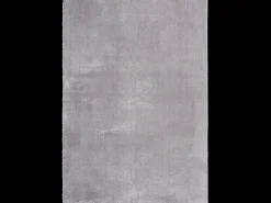 Tapete pelo curto lavável antiderrapante - Cinza - 240 x 340 cm - RELAX