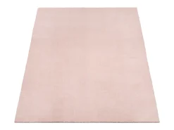 Tapete pelo curto lavável antiderrapante - Rosa - 240 x 340 cm - RELAX