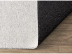Tapete pelo curto lavável antiderrapante - Creme - 300 x 400 cm - RELAX