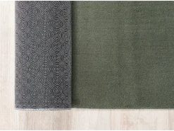 Tapete pelo curto lavável antiderrapante - Floresta - 120 cm Redondo - RELAX
