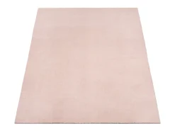 Tapete pelo curto lavável antiderrapante - Rosa - 160 x 220 cm - RELAX