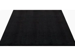 Tapete pelo curto lavável antiderrapante - Preto - 240 x 340 cm - RELAX