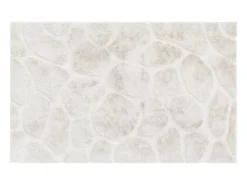 Tapete pequeno em relevo efeito pele 120 x 160 cm bege ARENSO