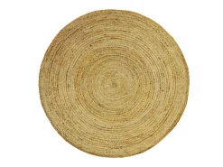 Tapete redondo JAIPUR - 100% juta - D. 150 cm - Natural