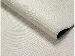 Tapete Rio sala estar antiderrapante arco, Creme, 160 x 220 cm