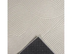 Tapete Rio sala estar antiderrapante arco, Creme, 300 x 400 cm