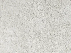 Tapete shaggy de microfibra pelo comprido 120 x 170 cm branco - HARVEY