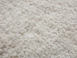 Tapete shaggy de pelo comprido com bordas onduladas, 200 x 290 cm, Branco, NERIDA