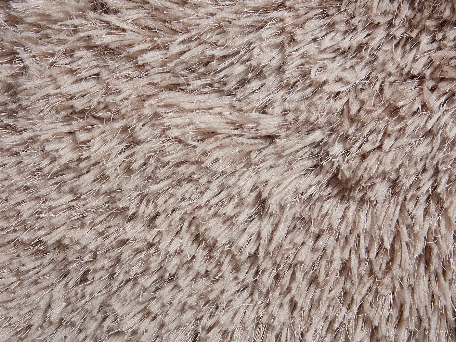 Tapete shaggy de pelo longo -200 x 290 cm - Taupe - ARDELA