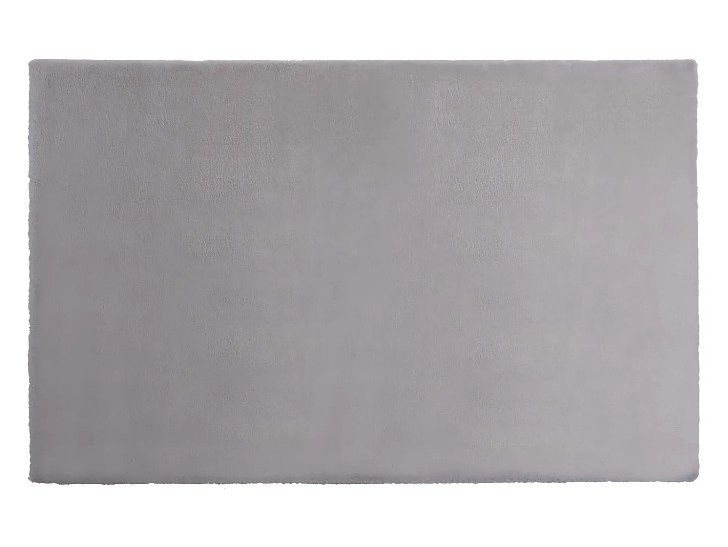 Tapete shaggy de pelo longo efeito pele, 200 x 290 cm, Cinzento, BUNNY