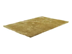 Tapete shaggy de pêlo alto - Dourado - 160 x 230 cm - poliéster - GLITTER