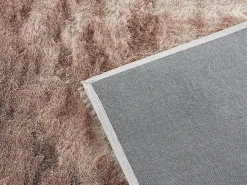 Tapete shaggy DOLCE Taupe reflexo bege poliéster 200*290cm
