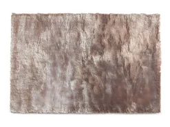 Tapete shaggy DOLCE taupe reflexo bege -poliéster 140*200cm